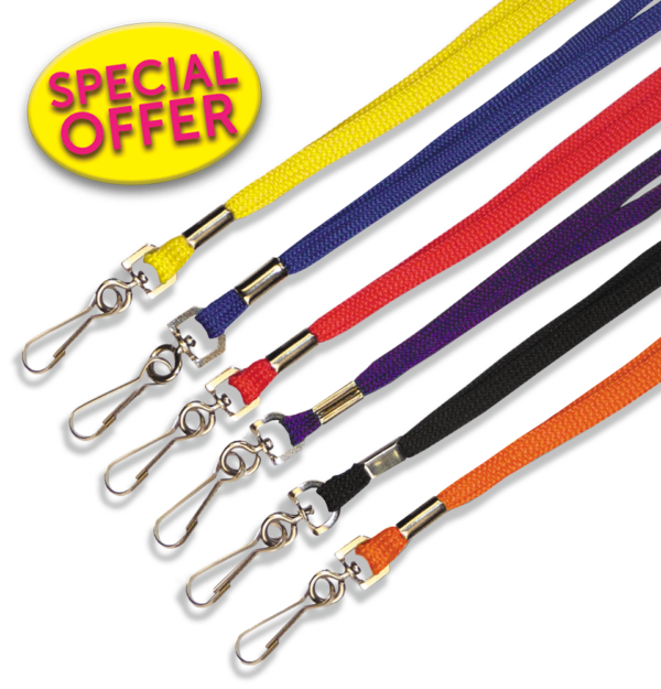 10mm Breakaway Lanyards with a Metal Dog Clip