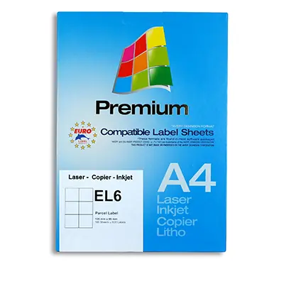 6 Labels per A4 sheet - EL6 - Image 4