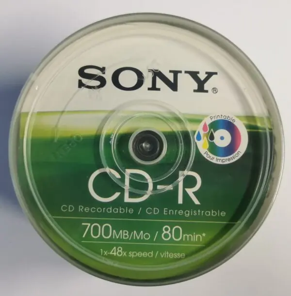 SONY CD-R Spindle of 50 - Printable